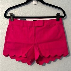 NWT J CREW FACTORY | Hot Pink Linen Blend Shorts